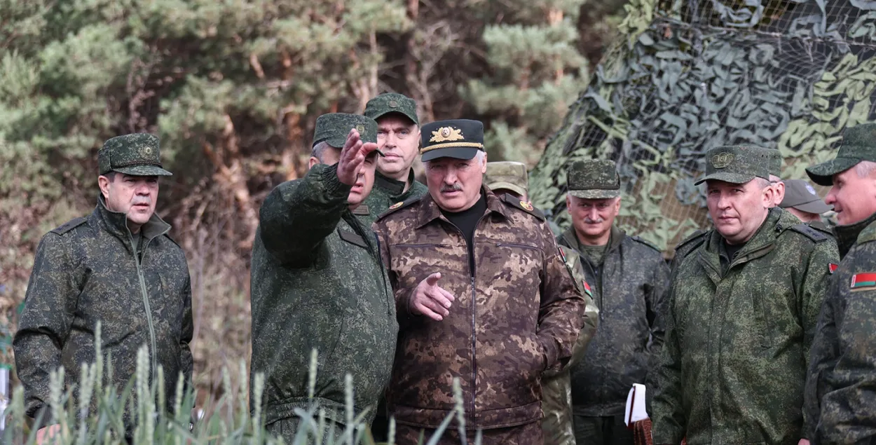 Аляксандру Лукашэнку паказалі, дзе мяжа з Украінай
