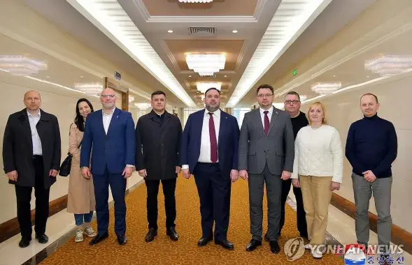 Белорусская делегация в Пхеньяне&nbsp;
