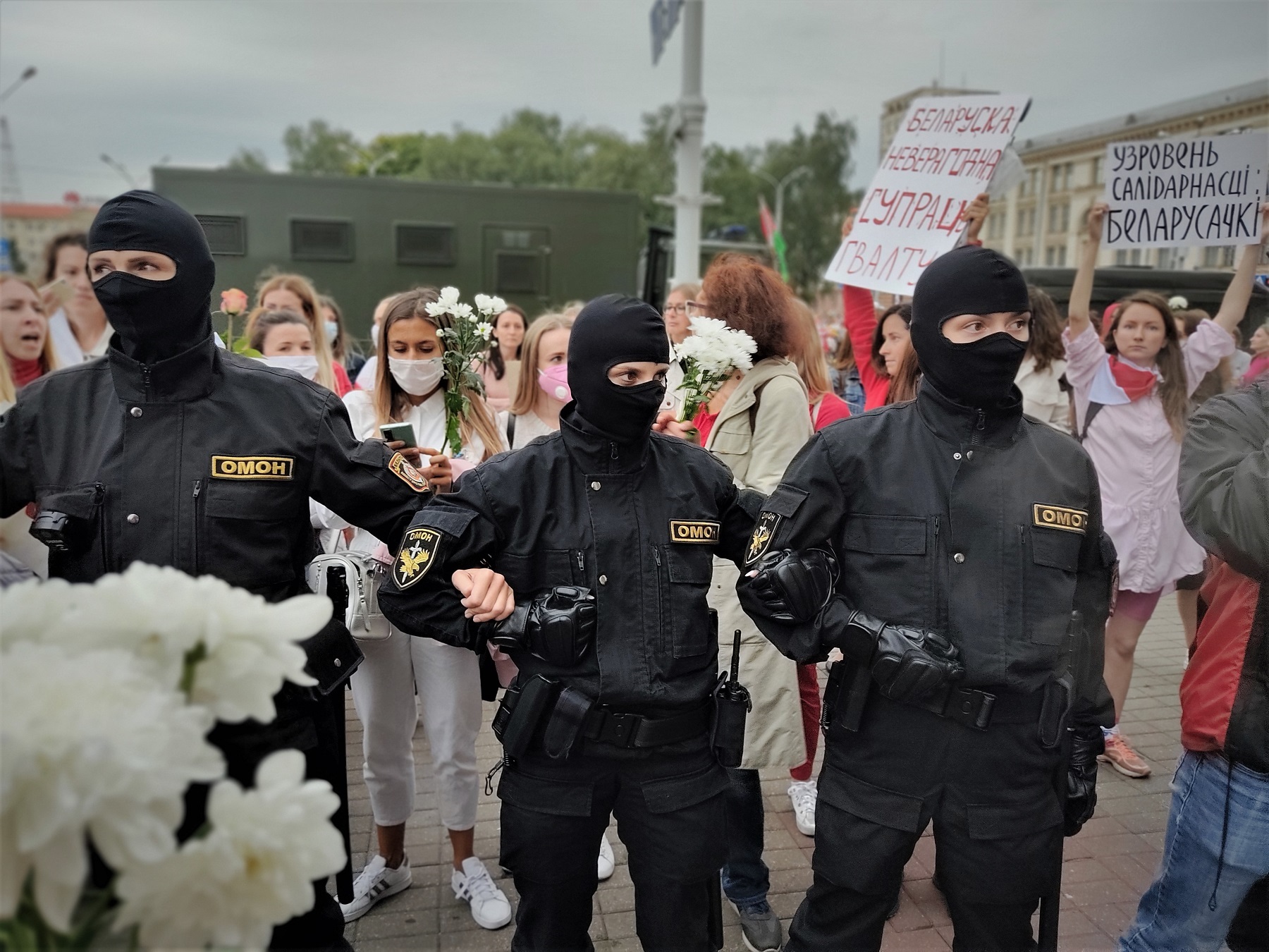 В Минске прошёл женский марш солидарности