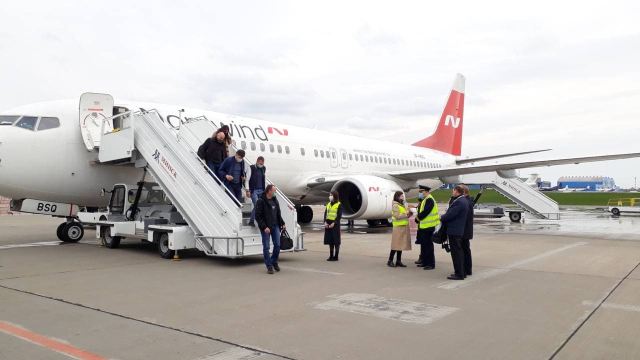 В Минск прилетел первый рейс авиакомпании Nordwind из Калининграда