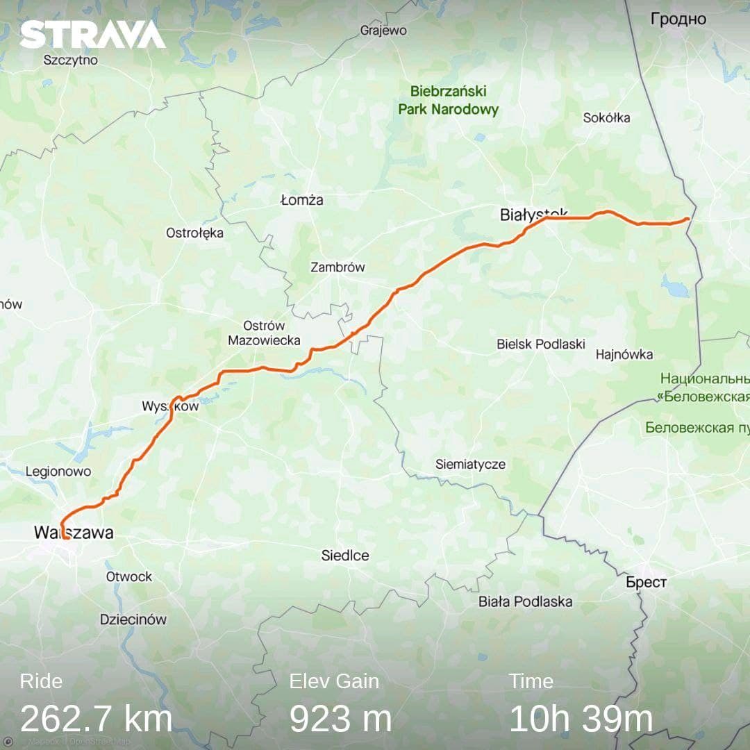 Чтобы попасть на акцию у границы, белорус проехал 10 часов на велосипеде