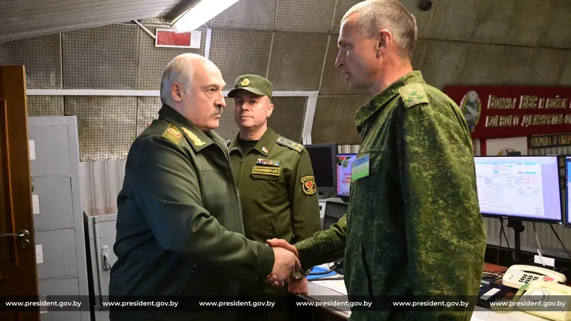 Прапаганда прыбрала здымак Лукашэнкі, зроблены ў бункеры