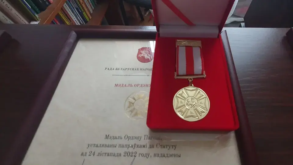 Рада БНР уручыла першыя медалі Ордэна Пагоні