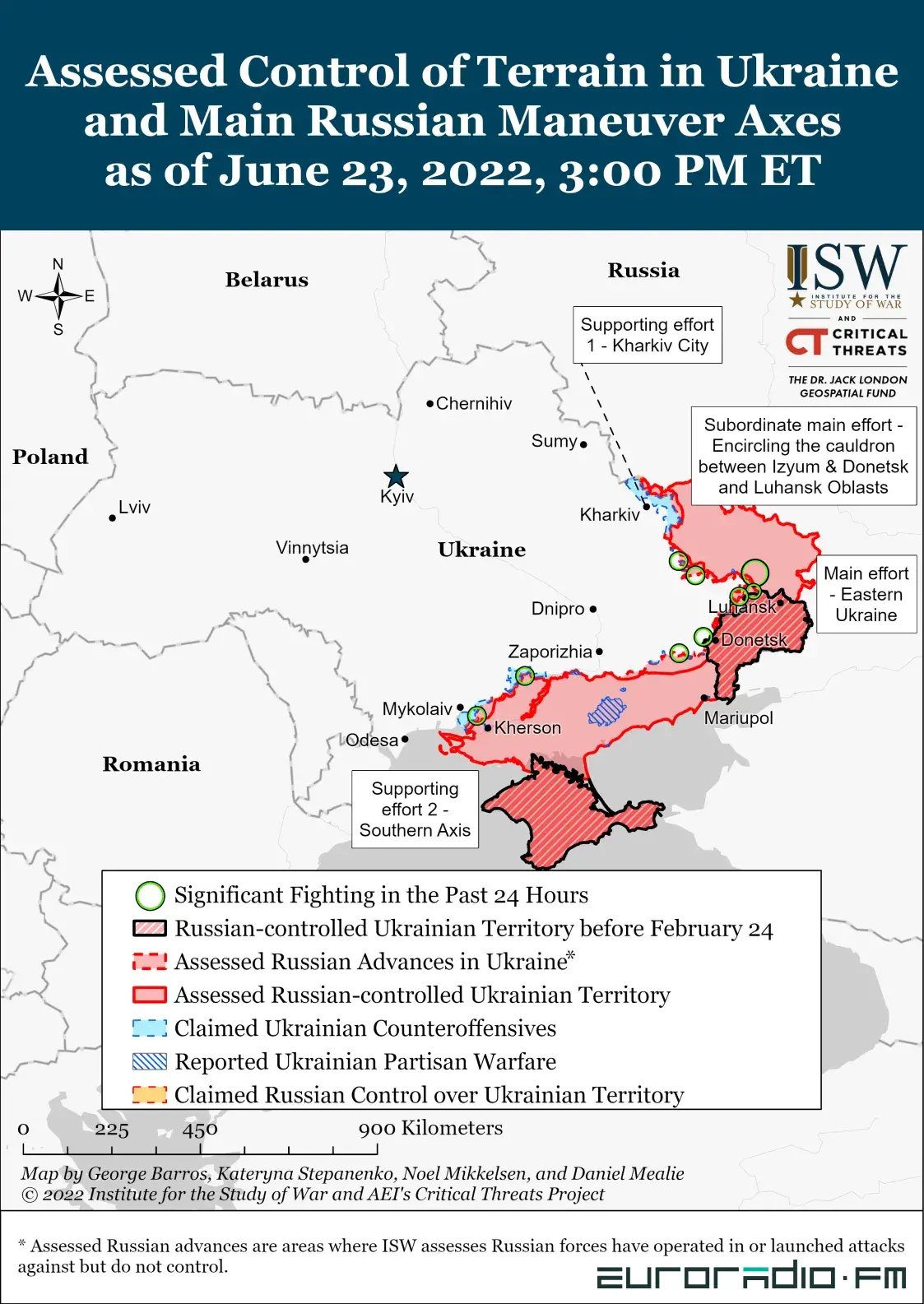 Россияне захватили Николаевку, атакуют Лисичанск  — 121-е утро войны в Украине