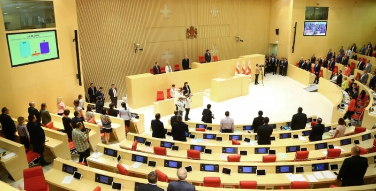 Парламент Грузии проголосовал за вступление в Евросоюз и НАТО