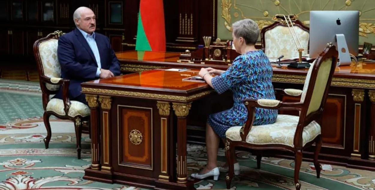 Аляксандр Лукашэнка і Надзея Ермакова / president.gov.by