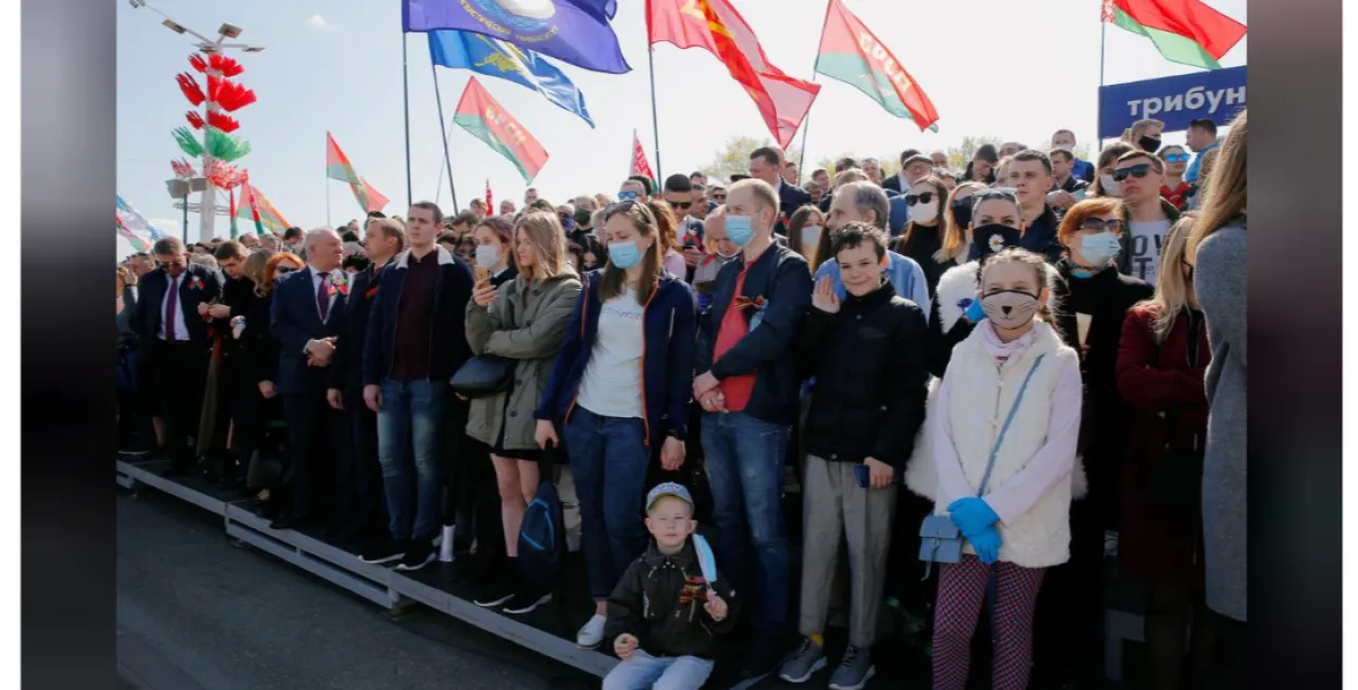 МВД: Парад Победы в Минске посетили более 15 тысяч человек