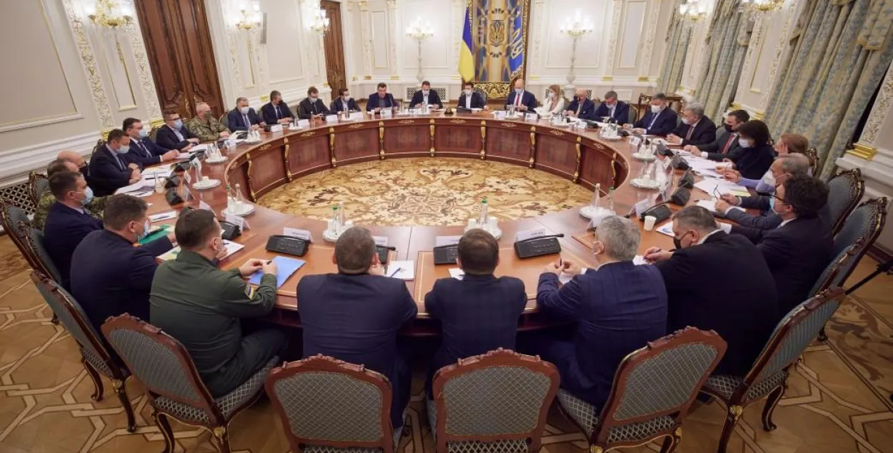 Во время заседания Совета национальной безопасности и обороны / president.gov.ua​