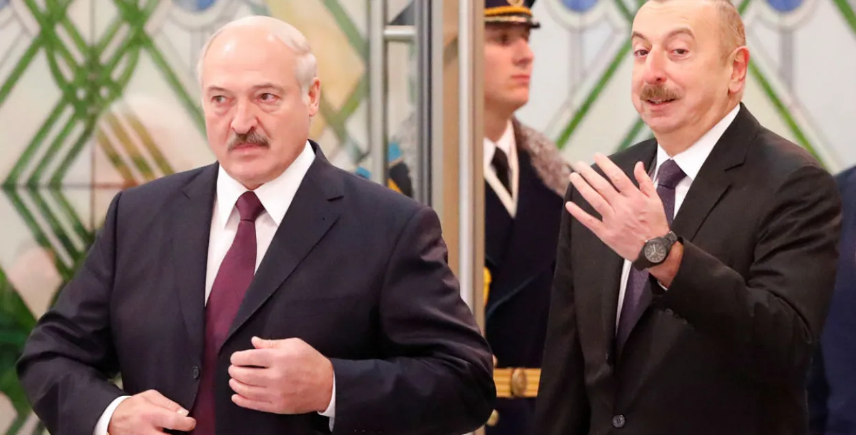 Ильхам Алиев и Александр Лукашенко. Фото: Reuters