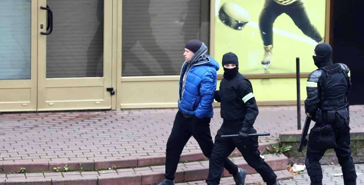 Задержание в Минске, 15 ноября 2020-го / Reuters​