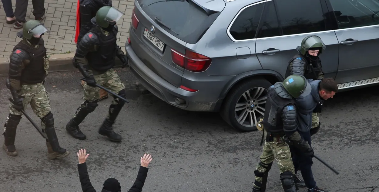 Задержание в Минске, 15 ноября 2020-го / Reuters