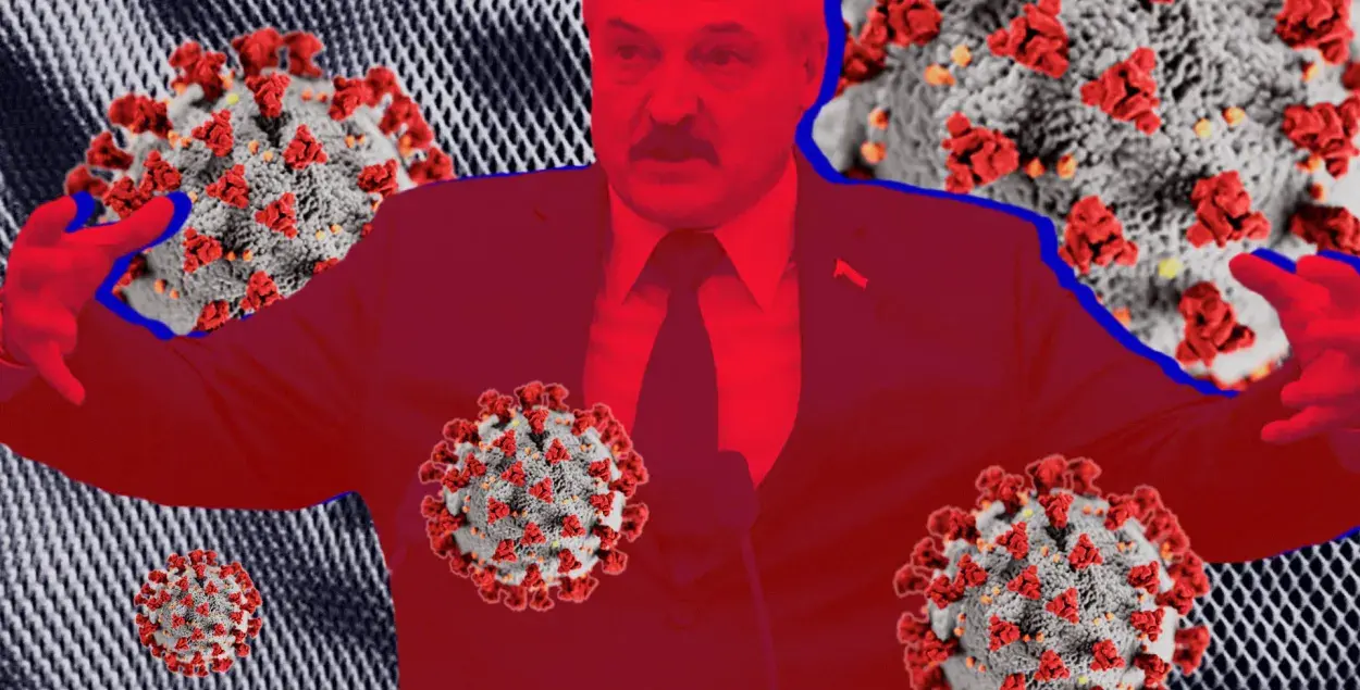 Режим Лукашенко скрывает "успехи" белорусского пути борьбы с пандемией / коллаж Euroradio
