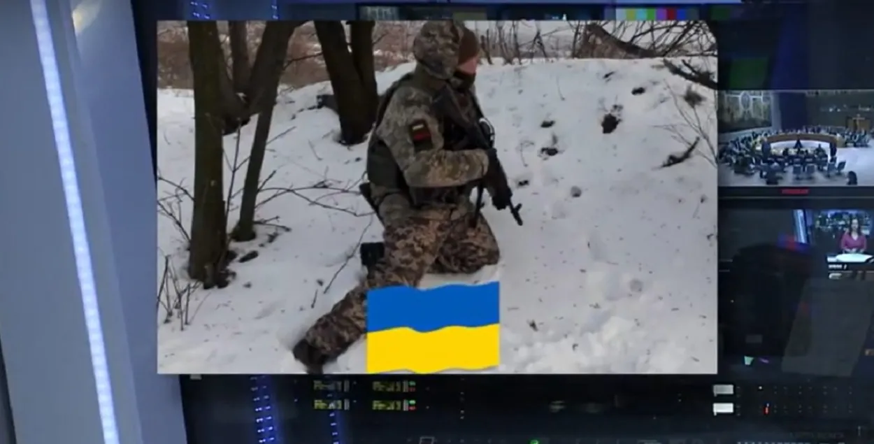 Белорус служил в бригаде, находившейся на Бахмутском направлении / Скриншот из видео
