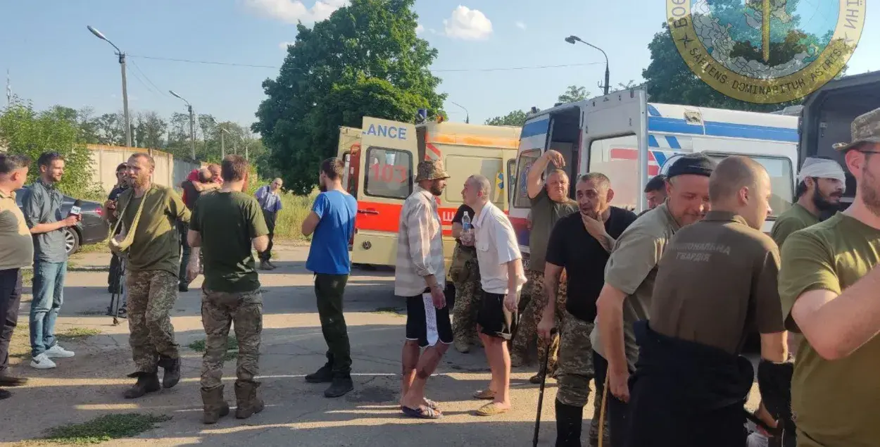 Освобожденные из плена украинские военные / t.me/DIUkraine