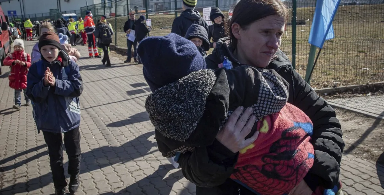 Украинские беженцы​ / AP/Scanpix