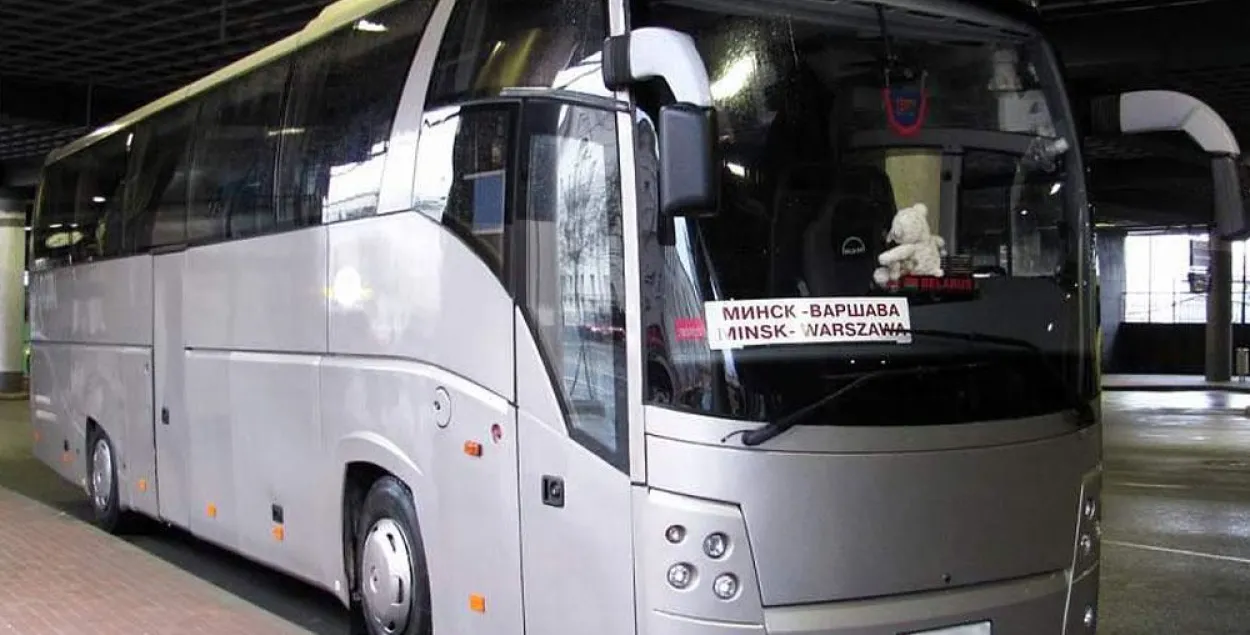 Автобус "Минск-Варшава" /&nbsp;@BelarusPoland

