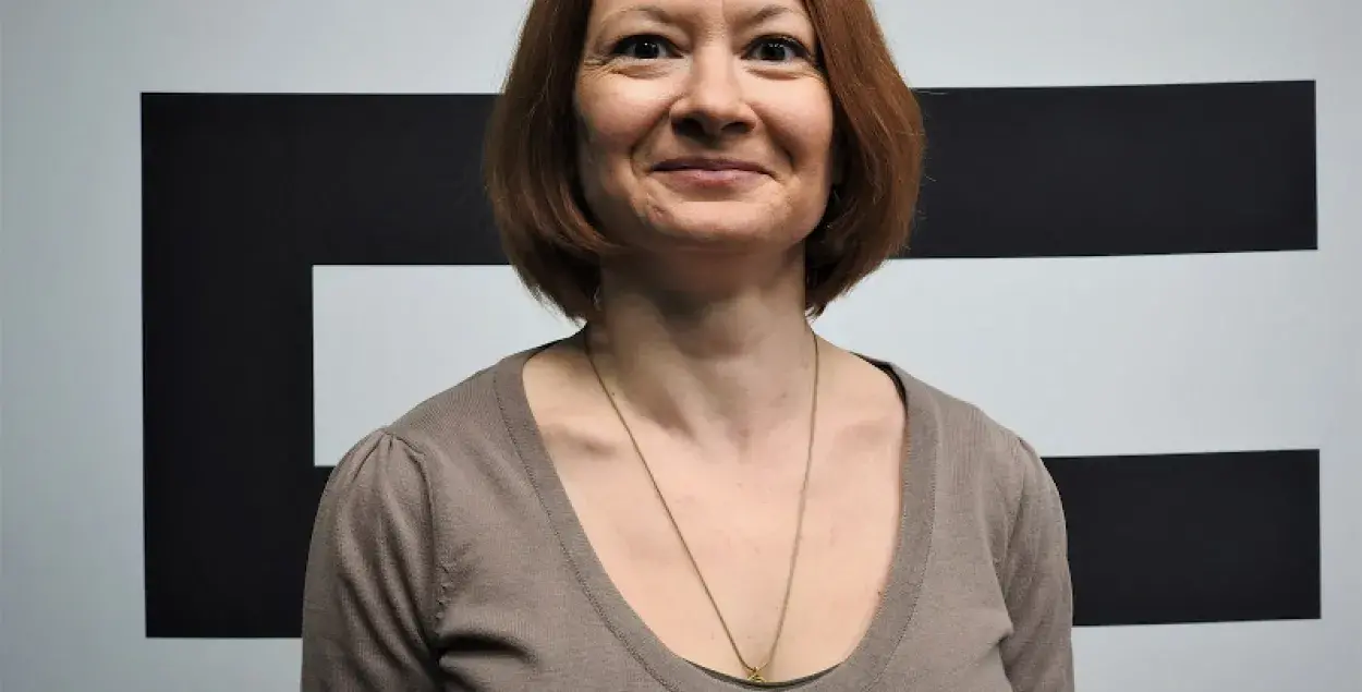 Ольга Харламова в студии Еврорадио