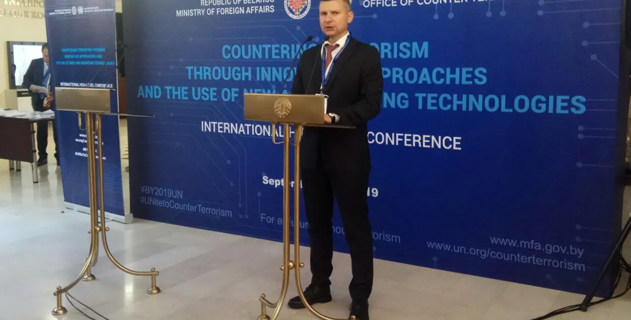 Belarusian MFA Spokesperson Anatol Hlaz&nbsp;/ Euroradio