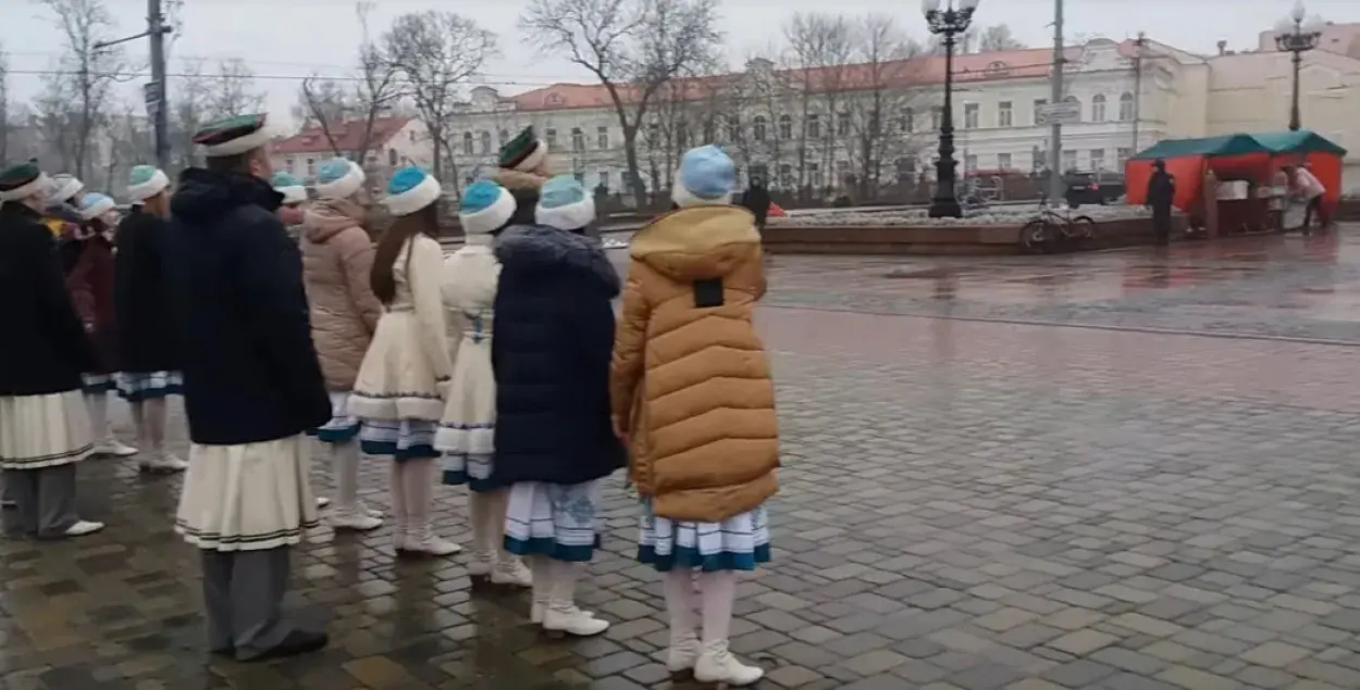 Screenshot from video by hrodna.life