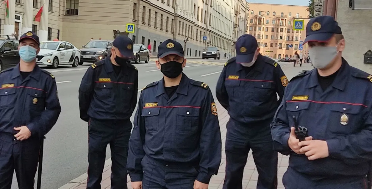 Беларускія міліцыянты, фота носіць ілюстрацыйны характар / Еўрарадыё