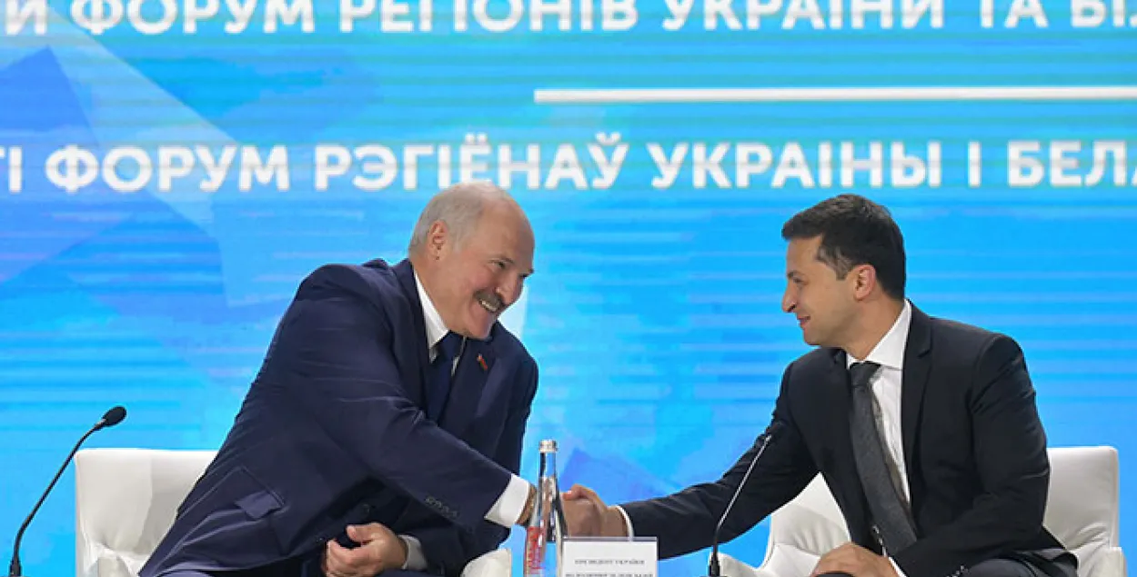 Alyaksandr Lukashenka and Volodymyr Zelensky / president.gov.by​