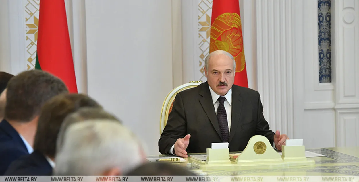 Александр Лукашенко во время совещания / БЕЛТА​