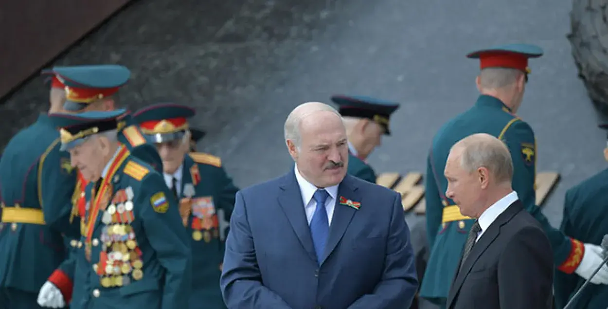 Александр Лукашенко и Владимир Путин летом 2020 года / president.gov.by​