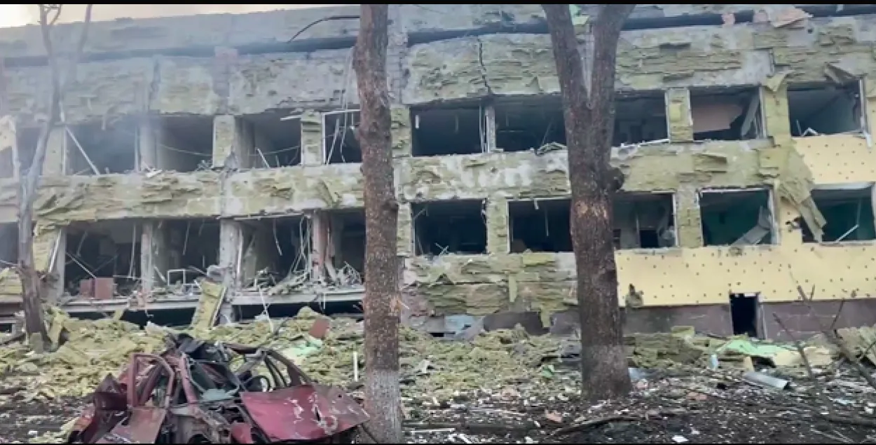Мариупольский роддом / кадр из видео​