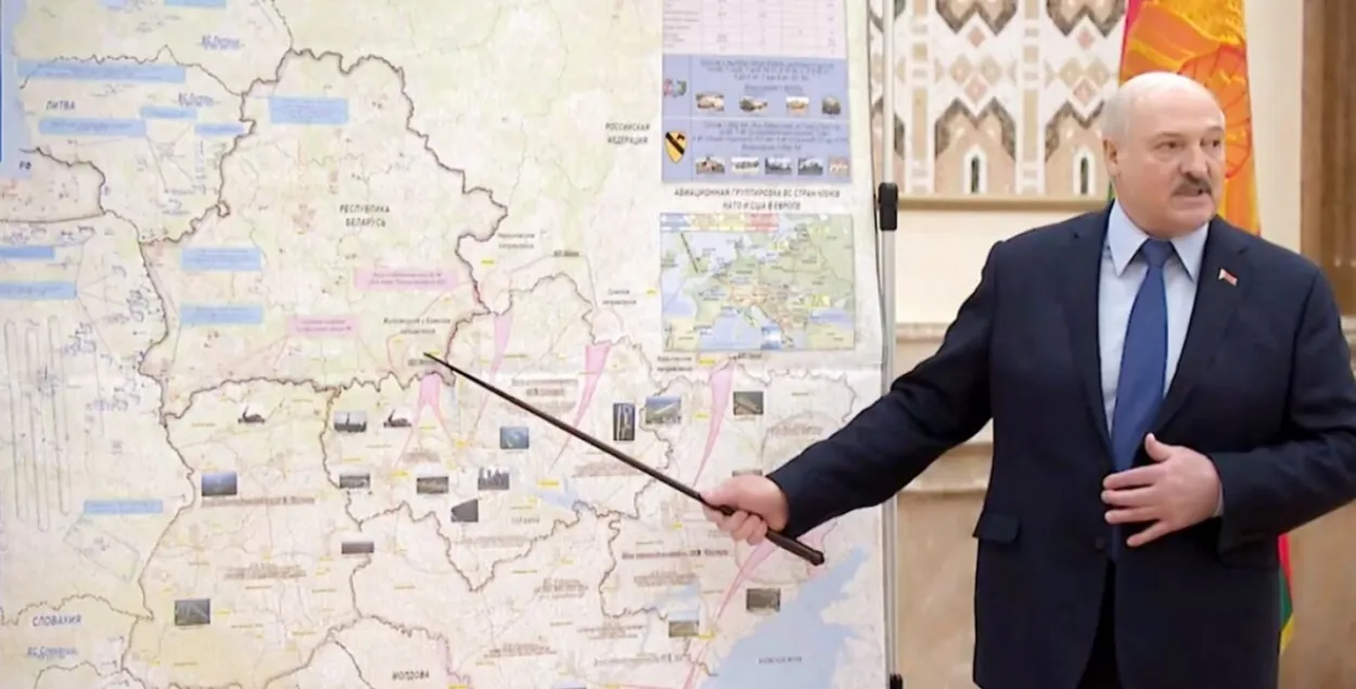 Не только Александр Лукашенко хотел рассказать, "откуда на Беларусь готовилось нападение"​... / Telegram
