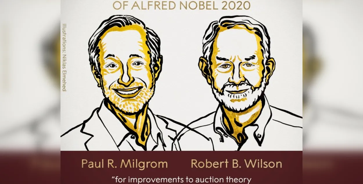 Пол Мілграм і&nbsp;Роберт Уілсан / twitter&nbsp;The Nobel Prize