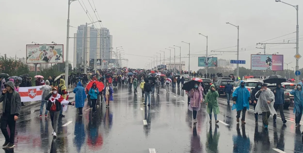 Море людей: посмотрите, сколько белорусов сегодня вышли на Марш в Минске