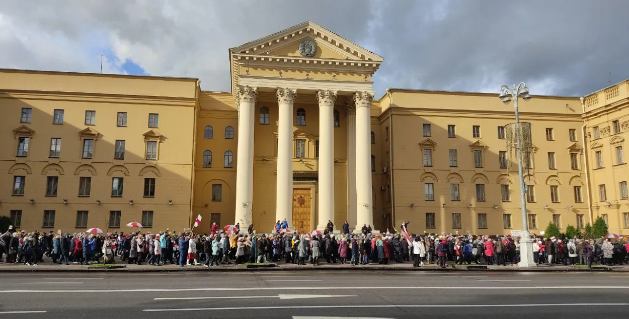 March of pensioners in Minsk on October 19 / Photo: Euroradio​