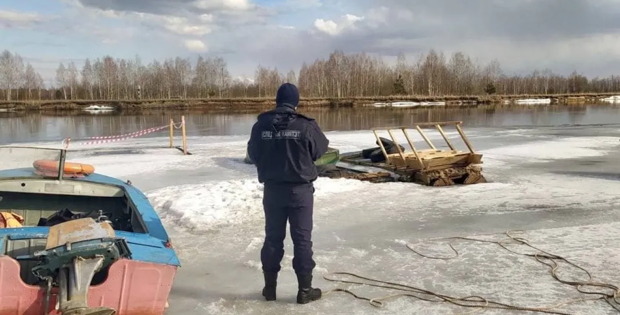 Ребёнок утонул в Березине, провалившись под лёд