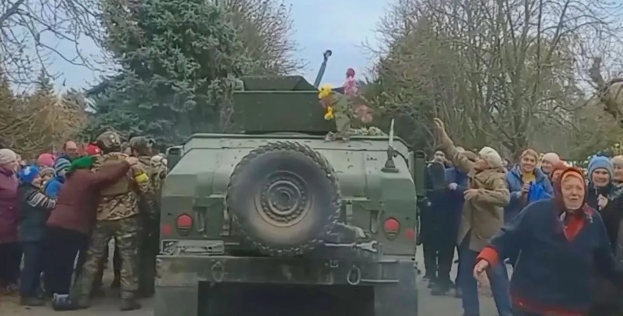 Так у Херсоне сустракалі УСУ /&nbsp;Командування Сил спеціальних операцій ЗС України&nbsp;
