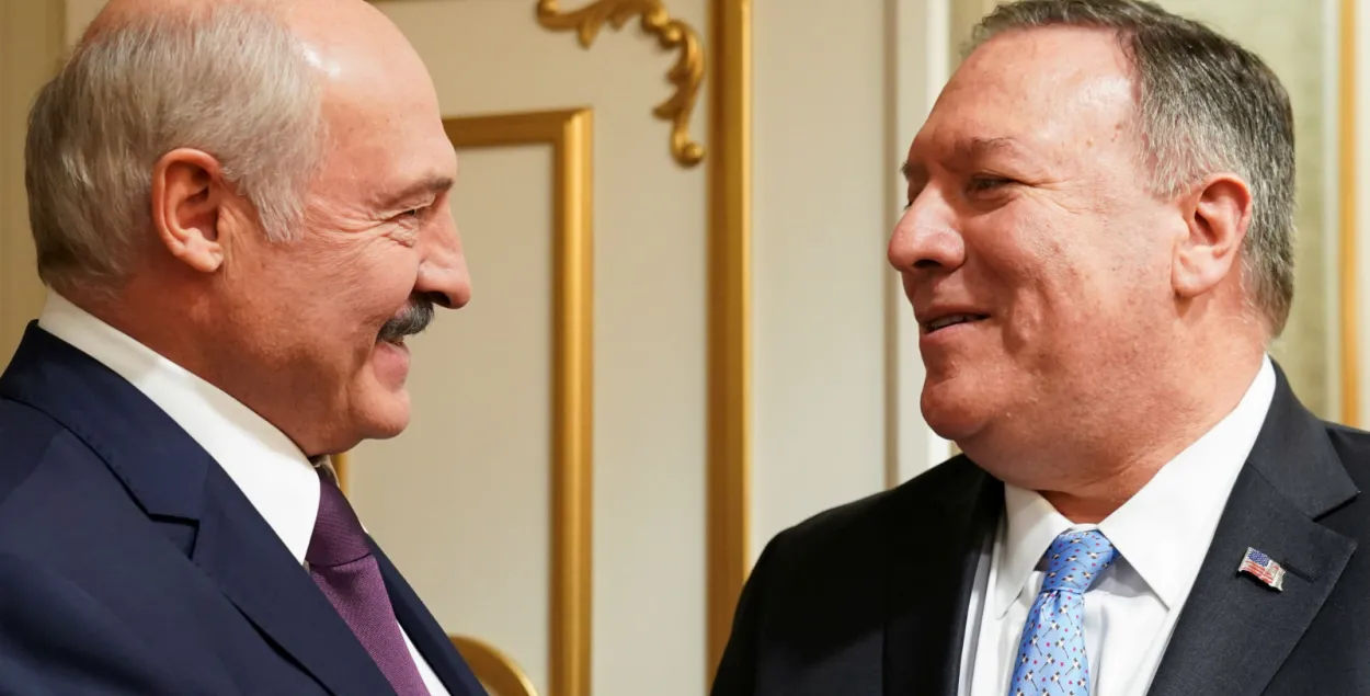 Александр Лукашенко и Майк Помпео / Reuters​