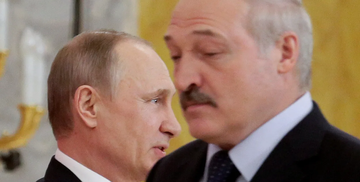 Уладзімір Пуцін і Аляксандр Лукашэнка / Reuters