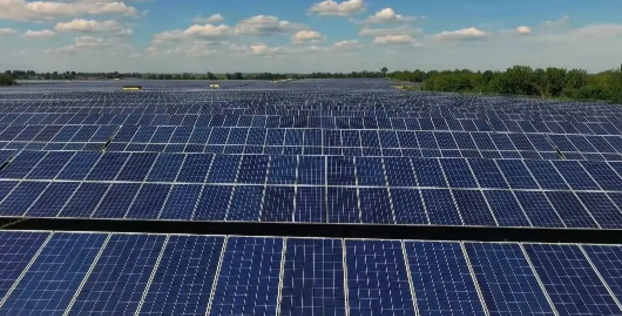 Сонечная электрастанцыя кампаніі Velcom — найлепшы энергаэфектыўны праект