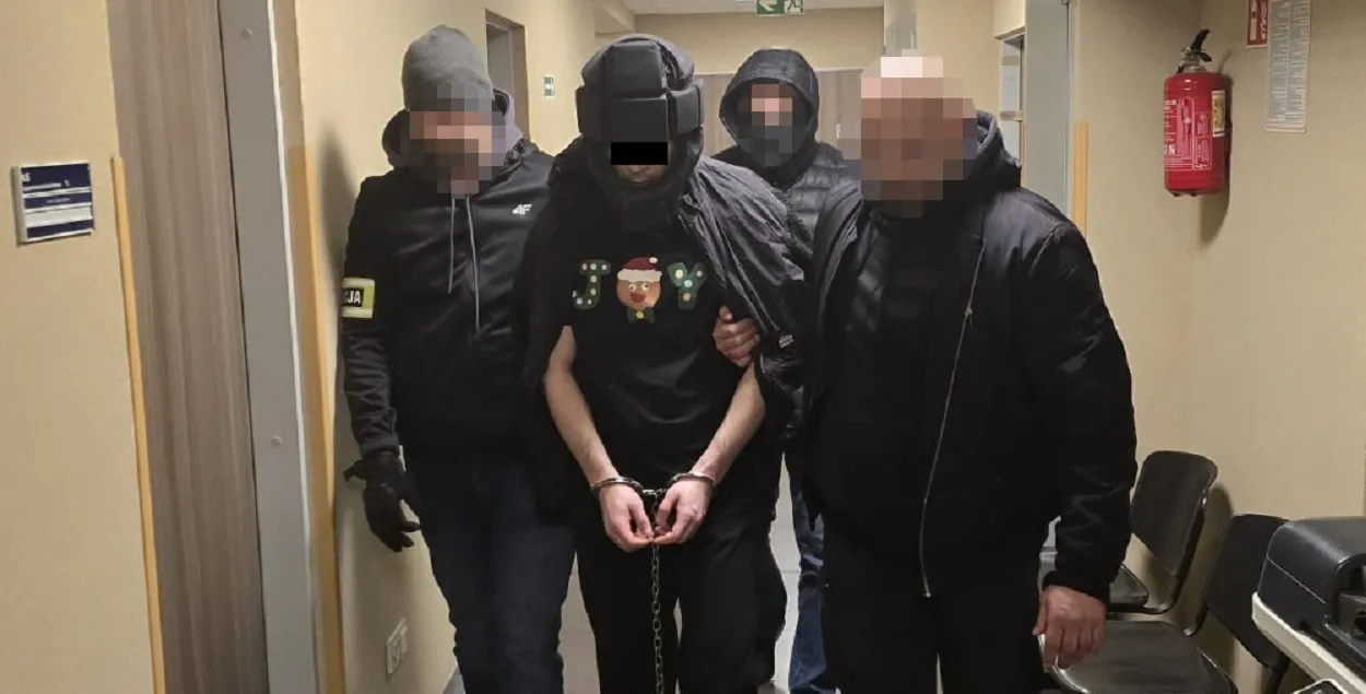 Молодой человек, задержанный по подозрению в нападении на белоруску
