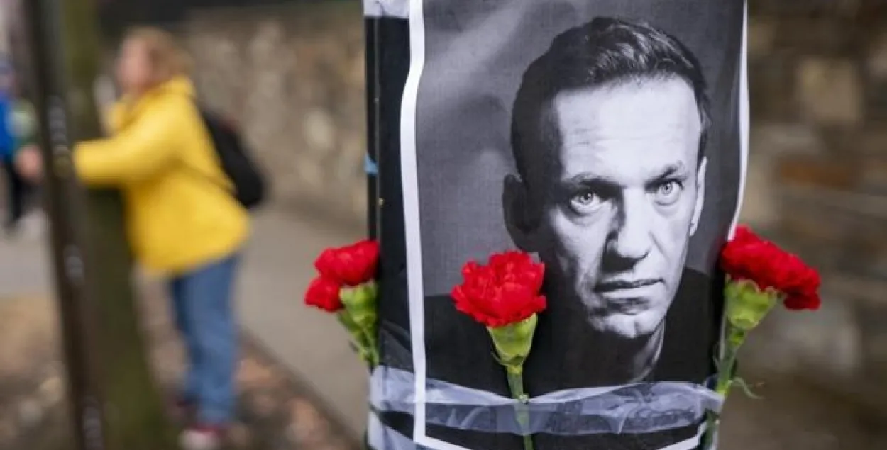 Листовка в память об Алексее Навальном
