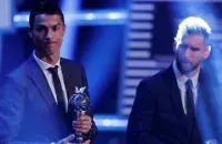 Два лучших футболиста мира Роналду и Месси. Фото: Reuters​