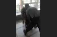 Задержание гвинейского студента / кадр из видео​