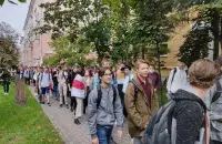 Марш студентов 1 сентября в Минске / Еврорадио