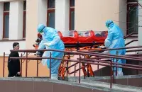 Во время эпидемии короновируса в Минске / Reuters