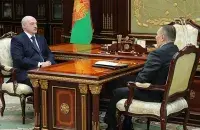 Alyaksandr Lukashenka and Valyantsin Sukala. Photo: president.gov.by