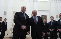 Аляксандр Лукашэнка і Уладзімір Пуцін на перамовах 25 снежня. Фота:&nbsp;kremlin.ru