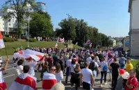 Шествие в Минске 30 августа / Еврорадио​