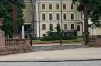 Силовики в Алексанровском сквере 23 августа 2020 года / Еврорадио
