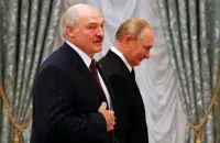 Лукашенко и Путин во время последней встречи в Москве&nbsp;/ Reuters