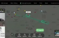 Самолёт &quot;Белавиа&quot; не долетел до Ташкента / flightradar24.com​