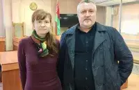 Мария Тарасенко и ее представитель в суде Леонид Судаленко / Андрей Стрижак, gomelspring.org​
